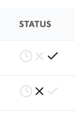 a status preview once a reconciliation is completed 