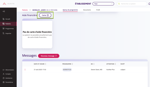 Une capture d'écran indiquant où vous devez cliquer pour ajouter les informations relatives à votre carte bancaire.